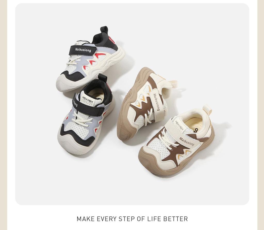 Spring 2026 Baby Soft Sole Sports Shoes for Boys and Girls - Comfortable Korean Style Casual Walker Shoes
