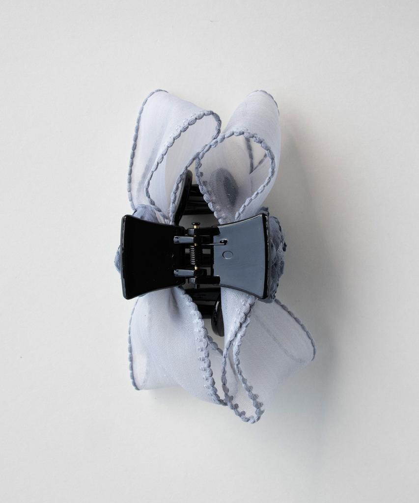 Merrymotive Vintage Flower Point Organza Hair Claw (Blue)