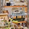 1 Piece Doll Accessories Toys  1/6 1/12 Dollhouse Miniature Furniture Storage Box Rack Model