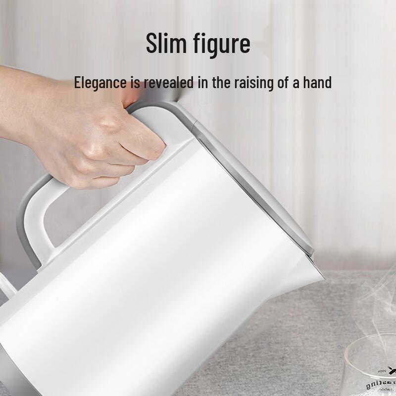 SUPOR ZMD 1.5L Stainless Steel Electric Kettle CN plug (adapter included)