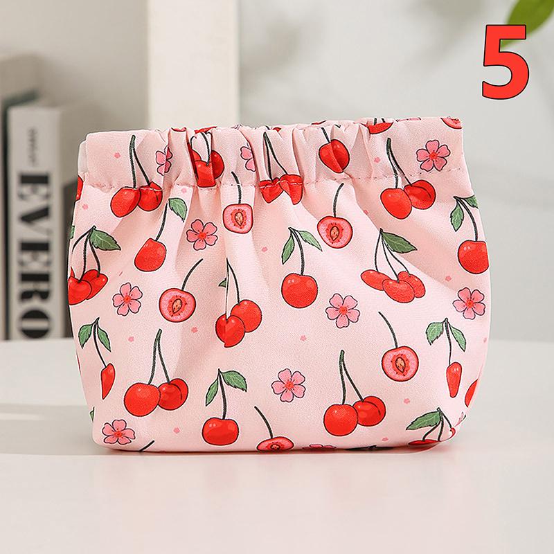 Pu Simple Mini Lipstick Makeup Storage Bag Woman Key Jewelry Digital Organizer Portable Pouch Ladies Small Cosmetic Bags