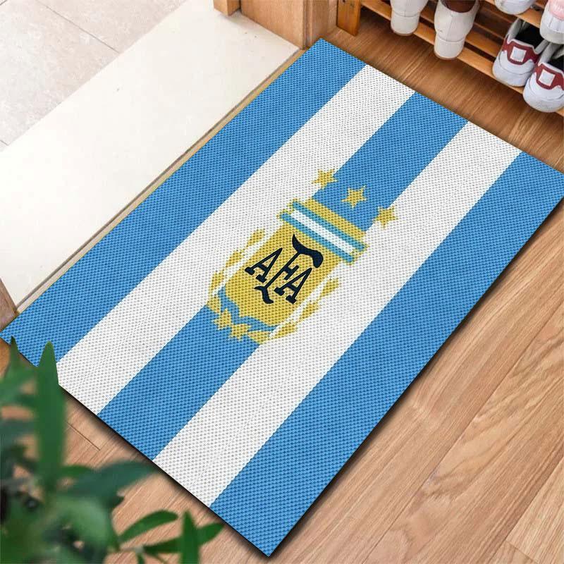 Argentina National Football Team Carpet Rug for Living Room Bedroom Home Sofa Decoration,Kids play Non-slip Floor Mat