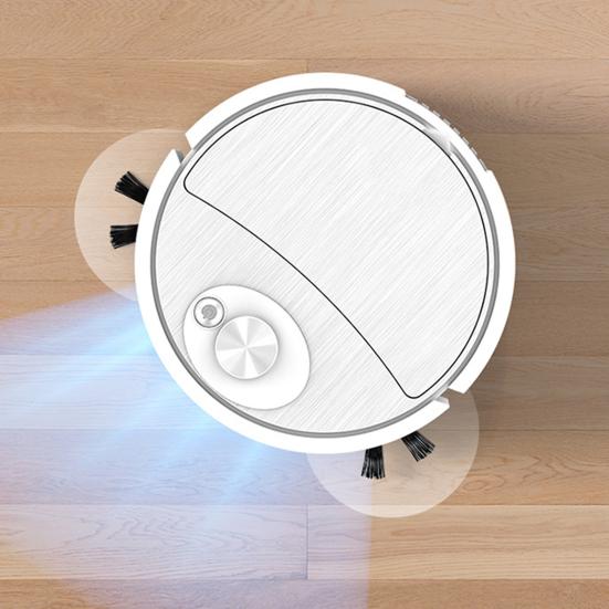 Mini-Reiniger-Kehrroboter, super Saugkraft, geräuscharm, Ein-Tasten-Start, wiederaufladbarer Staubsauger, fegt, wischen, intelligenter Roboter