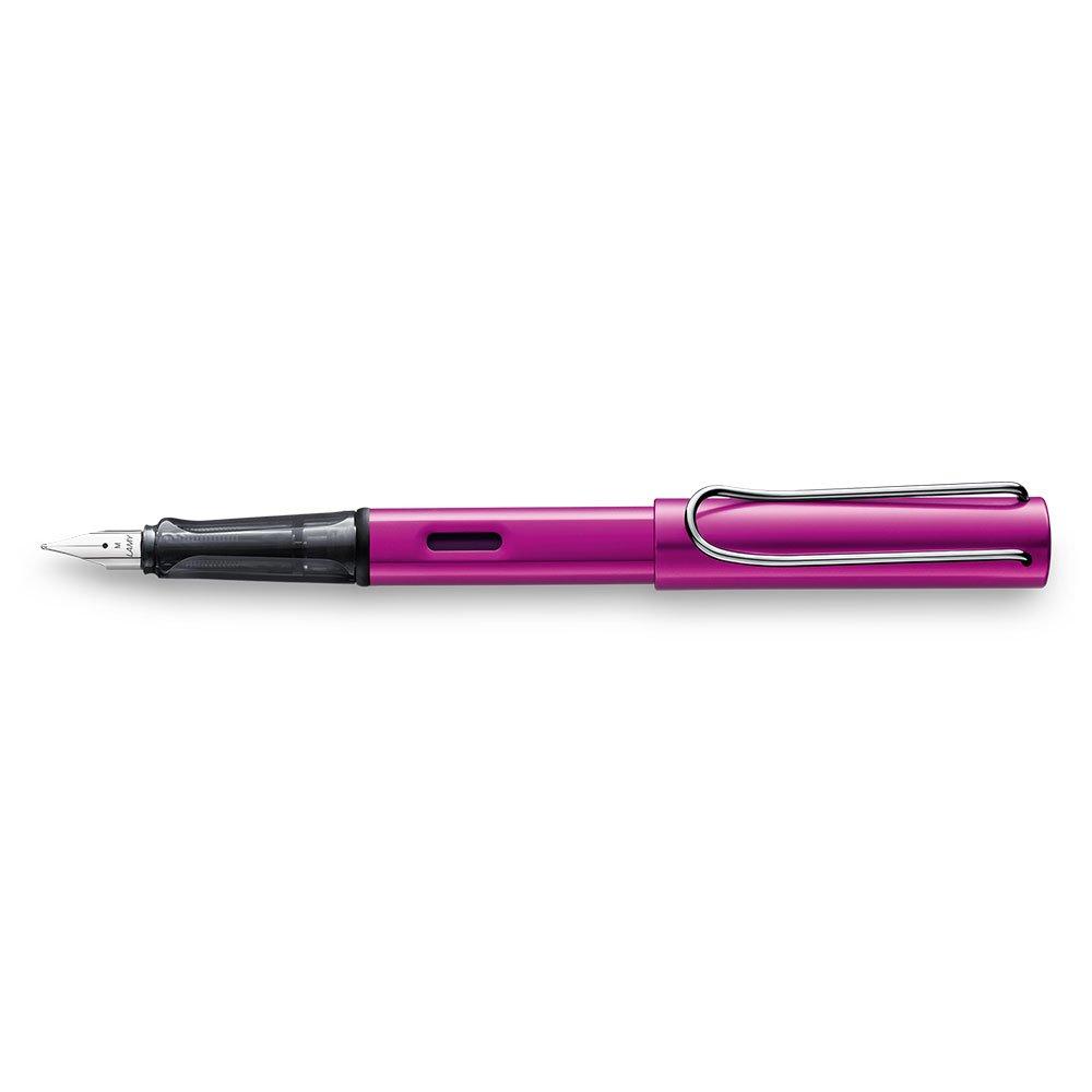 LAMY 2018 Limited Edition Vibrant Pink Fountain Size M Celebration Stationery AL-Star Pen, (L99),