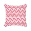 Furniture Life Peach Skin Velvet Pillow Cover Nordic Style Geometric Pattern Office Sofa Cushion Cover