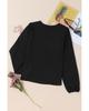 Azura Exchange Black Floral Embroidered Puff Sleeve Top