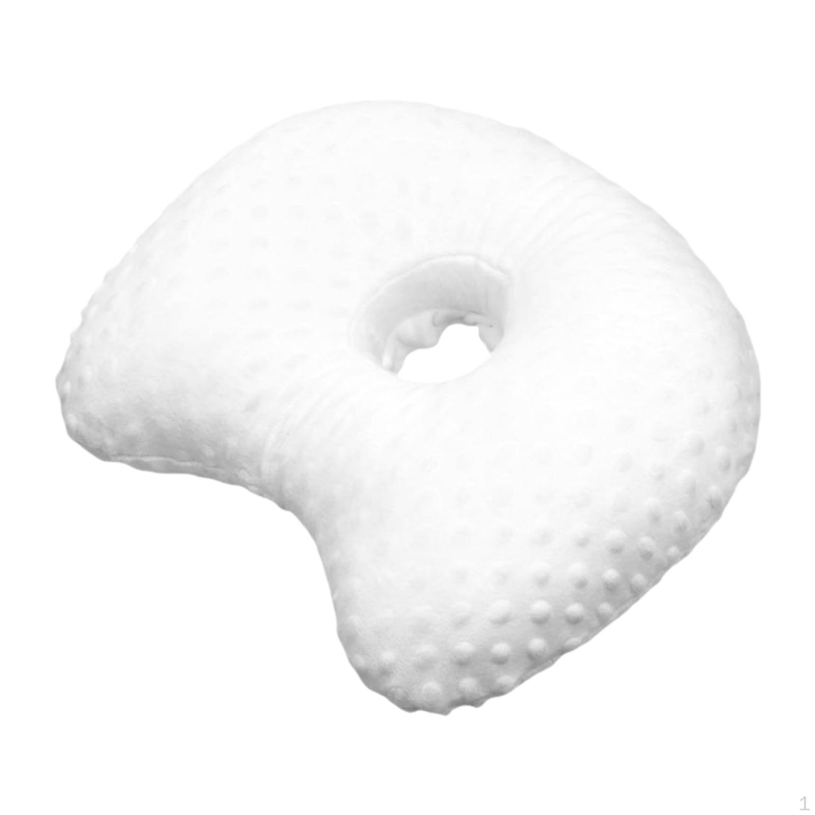 

Pillow with Holes, Prevents Ear Pressure, Comfortable Protection for Side Sleepers, Breathable, белый