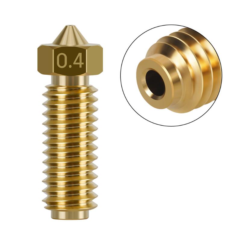 

For Anycubic Kobra 3 Nozzle Brass Hardened Steel 3D Printer Nozzles 0.4Mm 0.8Mm 1Mm