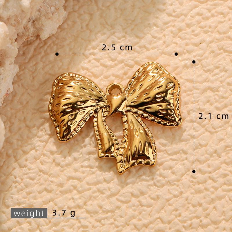 Luxury Bow Butterfly Pendant for DIY Jewelry: Necklace & Bracelet Accessory