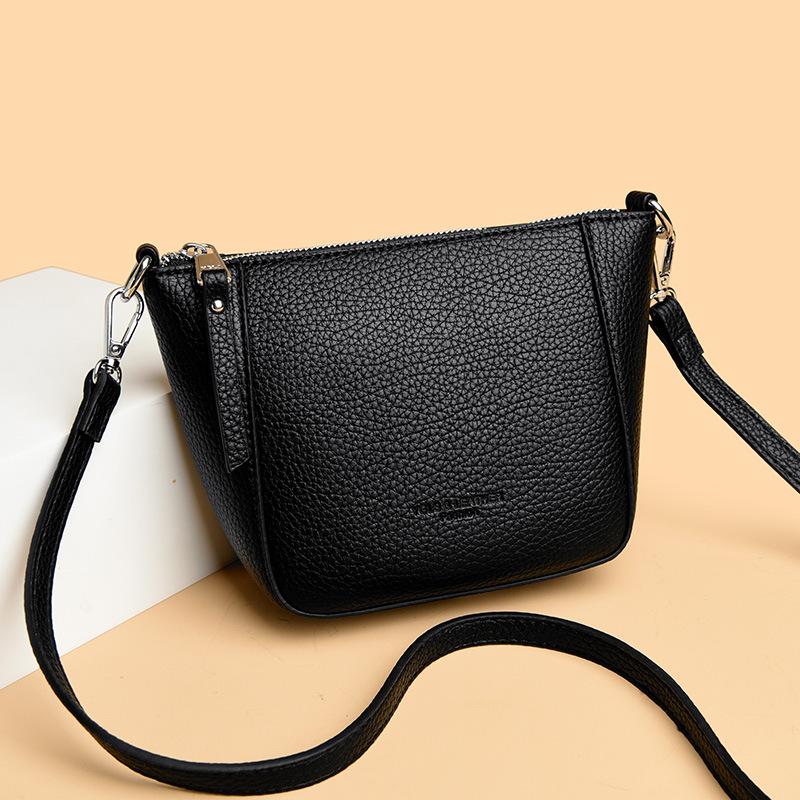 

Женская сумка, ощущение высокого класса, сумка через плечо для поездок на работу, большая вместимость, простая и универсальная женская сумка-мессенджер чёрный