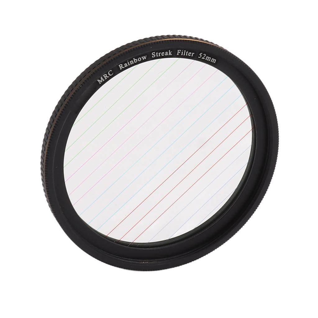 Colorful Streak Star Filter Micro SLR Camera Dot to Line Filters Special Effects Camera Filters for Night Scenes 52mm
