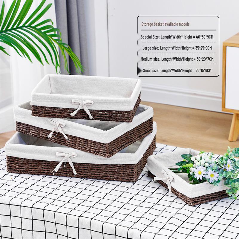 Rattan Woven Storage & Display Basket: Perfect for Fruits & Bread