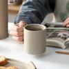 Vintage Coffee Color Ceramic Coffee Cup Home 300ml Teacup Office Tea Set Art Mug Breakfast Milk Oatmeal Mug Home Decoration Gift