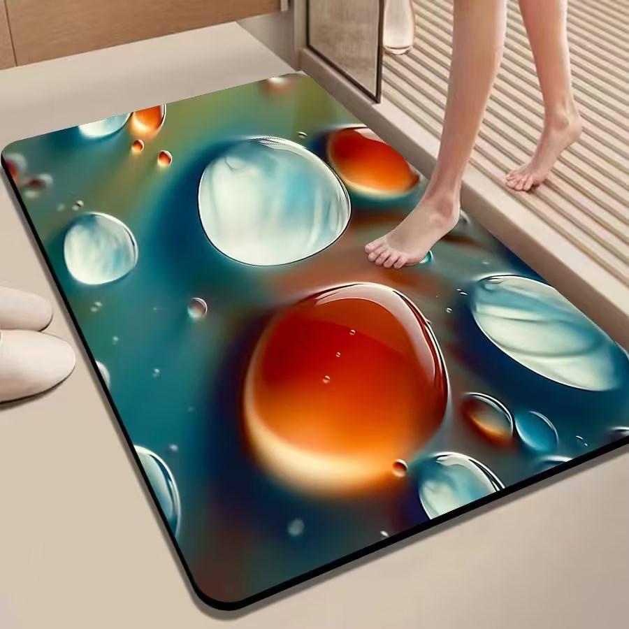 Diatomaceous Earth 3D Quick-Absorbing Non-Slip Bathroom Mat