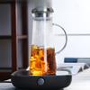 Hochborosilikatglas Transparent Kaltwasserkessel Haushalt Großes Fassungsvermögen Milch Saft Getränk Blütentee Kaltwasserkessel