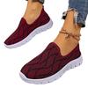 Women‘s Shoes Summer Solid Color Casual Slip-On Flat Breathable Lightweight Large Size Woven.