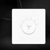 Universal Surface Mounted Ceiling Fan Speed Controller Fan Speed Control Switch Five-speed Electric Fan Switch Square