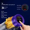 Cross-border 650W Brushless 40KPa Wet & Dry Anti-Tangle Handheld Vacuum with Green Light Dust Display