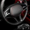 For Genesis GV70 -2025 Car Tuning Carbon Fiber Central Console Gear Shift Window Button Upper Air Vent Cover Accessories LHD