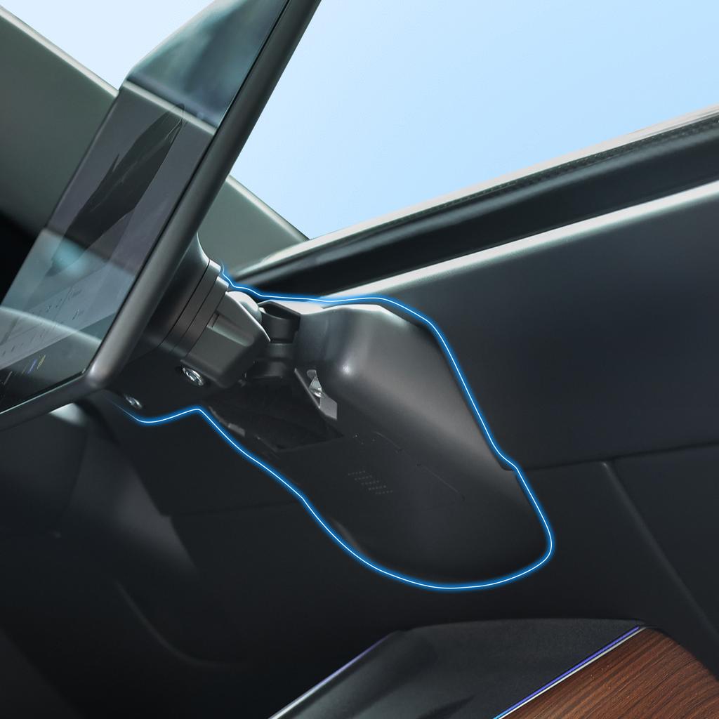DQMN8 For Tesla Model Y Juniper 2025 Car GPS Navigation Adjustment Holder For Model 3 Highland 2024 Central Control Screen Rotation