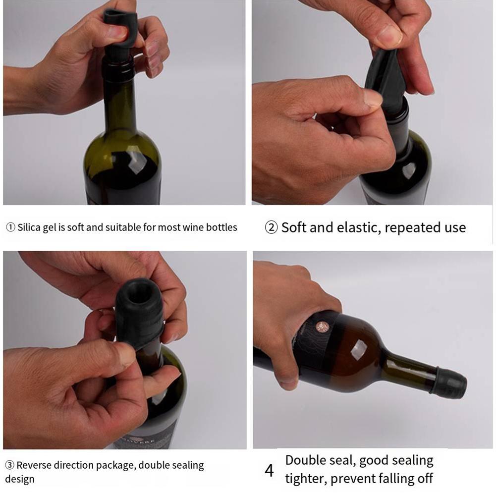 - Fiorky Weinverschl?sse f?r Weinflaschen, wiederverwendbarer Sektflaschenversch