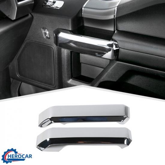 Dekorabdeckung für Innentürgriff Verkleidung für Ford F150 2-Türer 15-20 Chrom