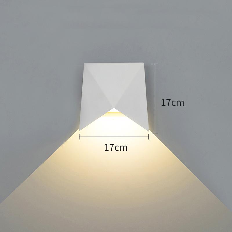 

Уличный водонепроницаемый настенный светильник Светодиодные настенные светильники Алюминиевый черный белый настенный светильник Уличное наружное настенное освещение Декоративные светильники Cold white light