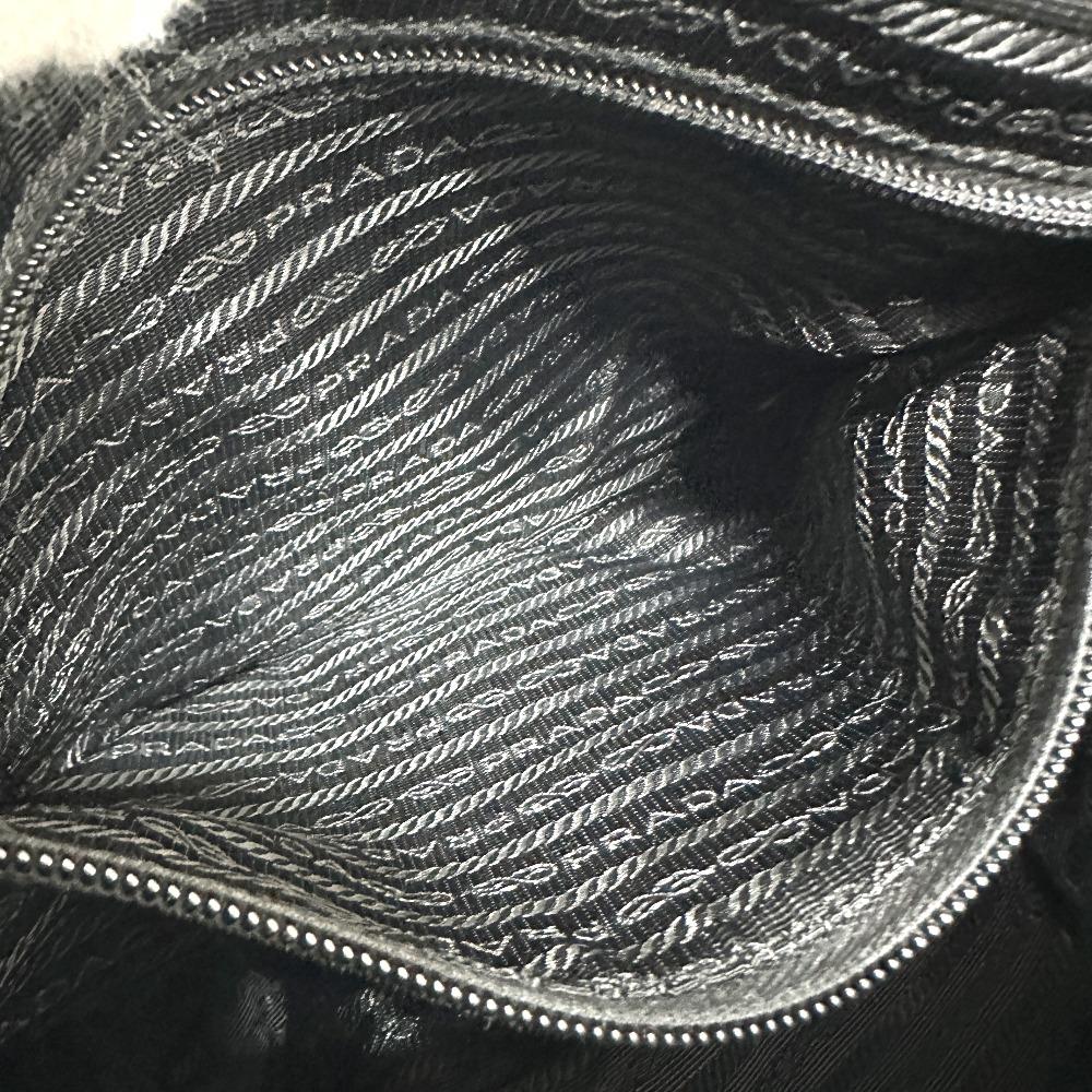 PRADA BT426T Shoulder Bag Shoulder Bag Shoulder Bag Nylon Black/SilverHardware