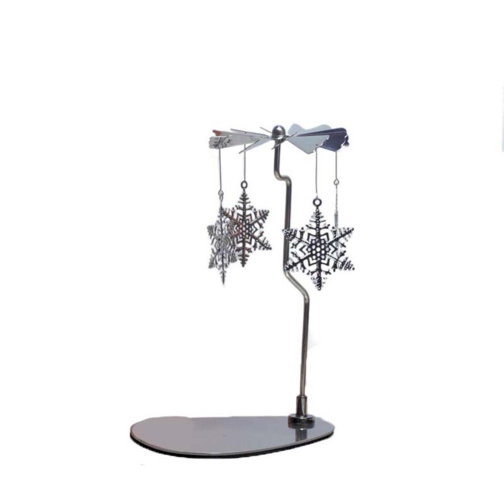 Gold/Silver Rotating Candlestick Stainless Steel Tealight Holder Rotary Candle Holder  Party