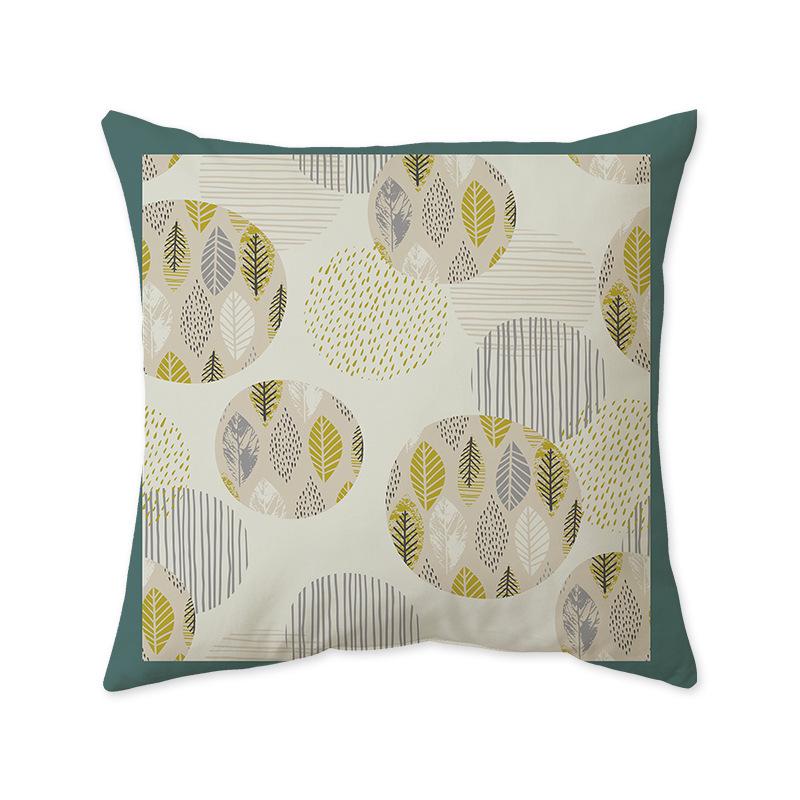 Nordic Geometric Ultra-Soft Cushion Cover, Retro Indian Light Luxury Sofa & Bedroom Lumbar Pillow
