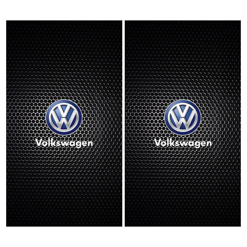 

2 шт. Защитная пленка на центральную стойку с логотипом автомобиля, наклейка от царапин, наклейка для Volkswagen B5 B6 B7 T4 T5 Golf 4 5 6 7 Polo Passat Tiguan Jetta Gol