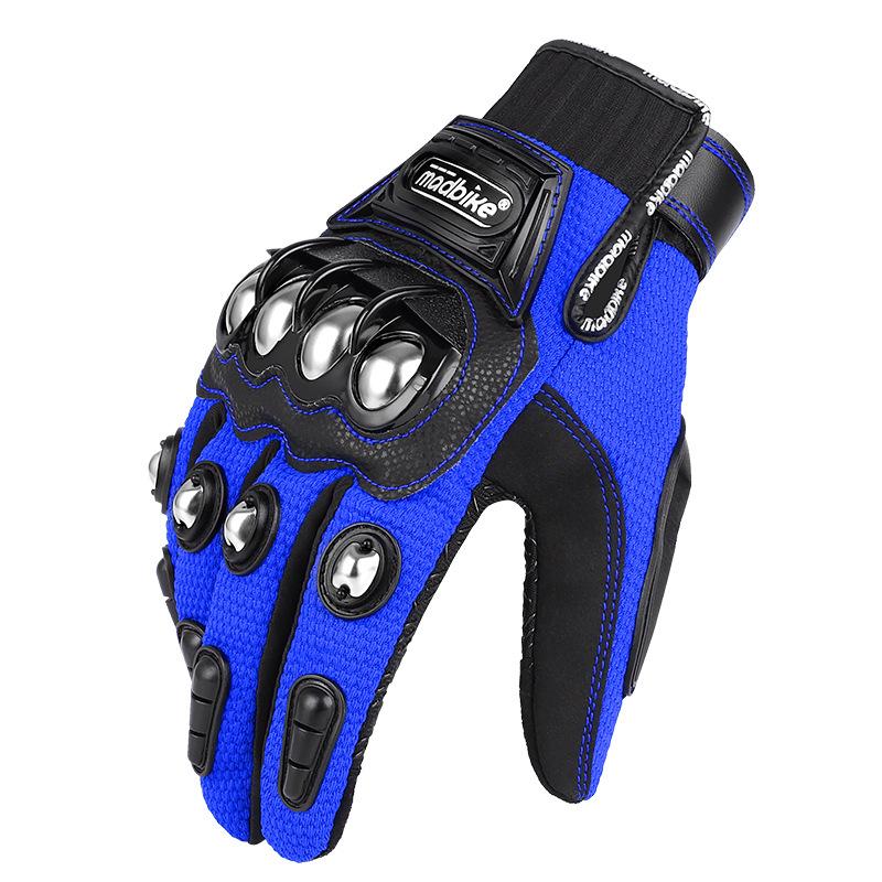 Motorcycle gloves with touch, riding gloves racing locomotive gloves alloy protective outdoor gloves