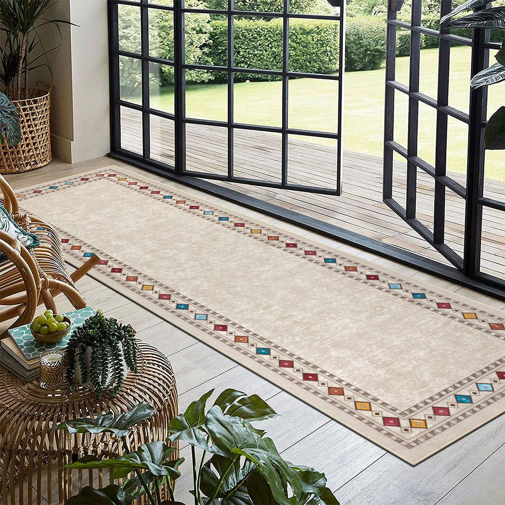 Prémiová protiskluzová odolná podlahová rohož Ložnice Koberec k posteli & Obývací pokoj Pohovka Konferenční stolek Vstup Chodba Pracovna Rohož