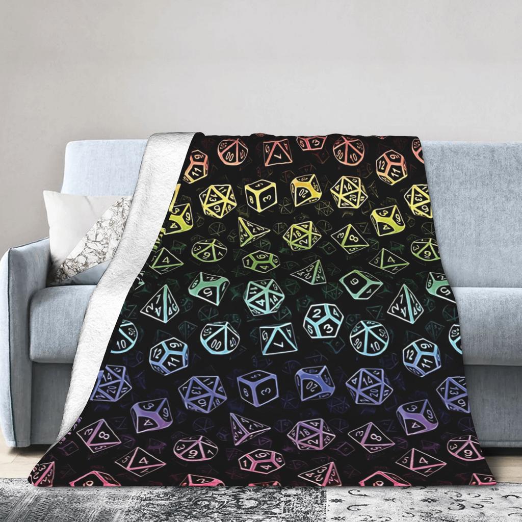 DND D&D Dragon Retro Blankets Quality Warm Soft Throw Blanket Winter Girls Boys Couch Chair Sofa Bed Aesthetic Bedspread