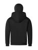 High-Weight Double Hooded Iron Zipper Sweatshirt - Youth Solid Color for Autumn/Winter 