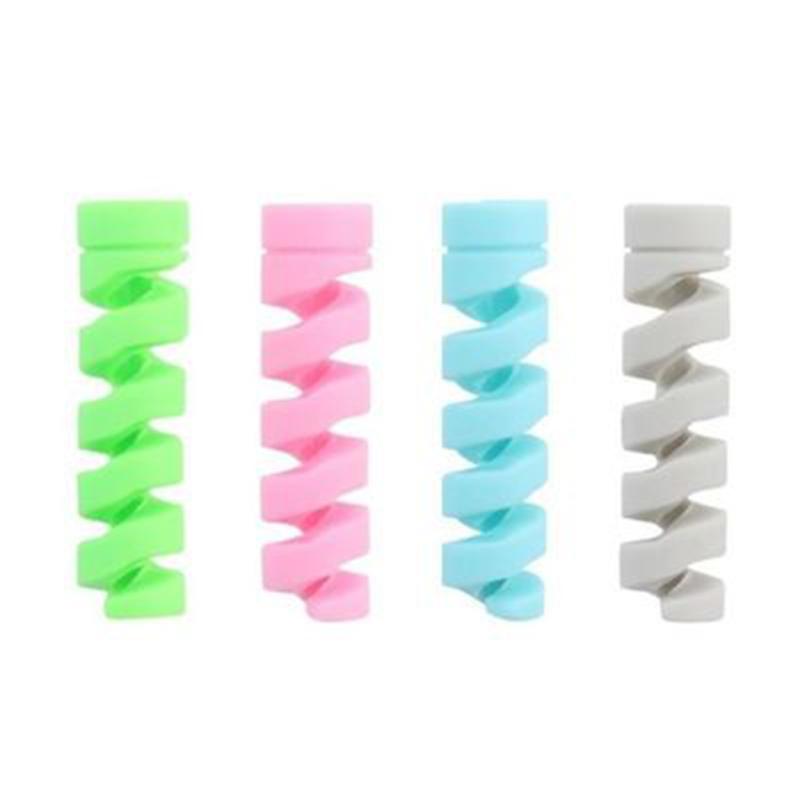 Datenkabel-Schutzhülle, Handy-Ladekabel, bruchsichere Silikonhülle mit Gewinde