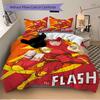 3pcs Flash superhero Cover Set,Soft Comfortable Duvet Cover,Guest Room (1*Duvet Cover + 2*Pillowcases, Without Core) yy251024048