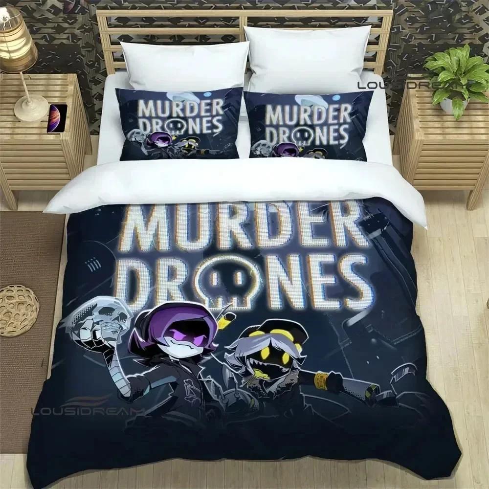 

3D Print Murder-Drones Cartoon 3D Duvet Cover Bedding Set Comforter Linen Pillowcases Home Decor Single Double Twin King Queen 70x133cm