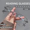 Fashionable Large Frame Ultra Light Reading Glasses for Women, High-definition Anti Blue Light Reading Glasses, 0 To+400