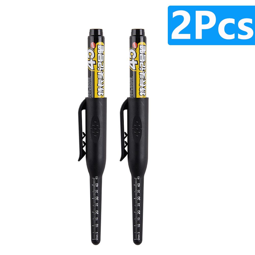 NEW Long Head Nib Deep Hole Markers Pen 20mm/45mm Waterproof White Tile Carpenter Pen for Woodworking Black/Blue/Red Ink