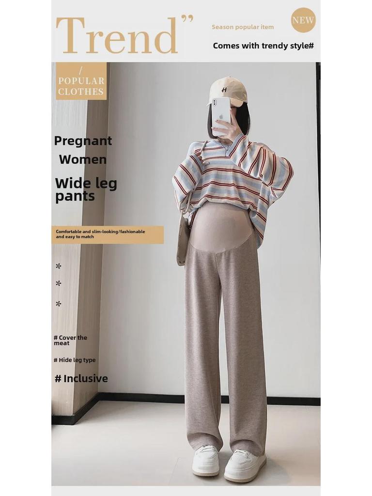 Umstandsweite Hosen für Frühling, Herbst und Winter - Bauchstütze & Freizeitkleidung