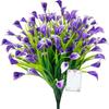 1/2/5Pcss Plastic Calla Lily Artificial Flowers UV Protection Fake Plant  Indoor Decor