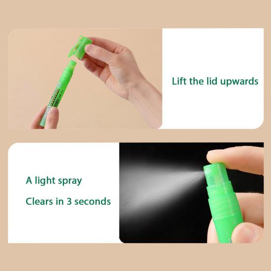 Datenschutzabdeckungsspray 10ml Datenschutzspray-Stift zum Abdecken persönlicher Informationen auf Dokumenten, Paketen, Thermopapier, Korrekturflüssigkeitsspray