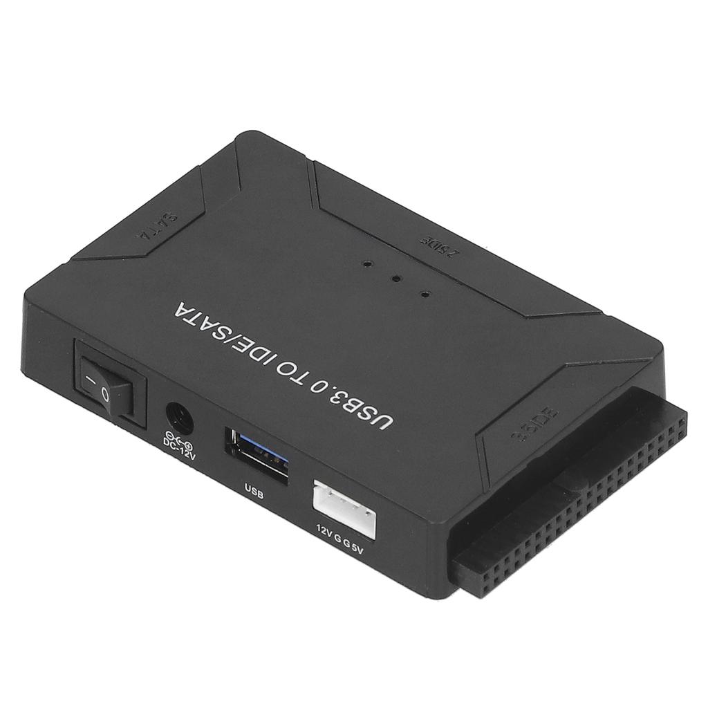 USB 3.0 To IDE SATA Converter External Hard Disk Drive Adapter Kit 2.5in3.5in Cable 100‑240VAU