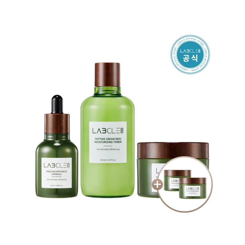 

Peptide 3-piece set (1 toner 150ml + 1 ampoule 50ml + 1 cream 50ml)_2 cream sachets