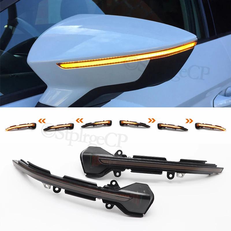 Side Mirror LED Dynamic Turn Signal Light Sequential for Seat Leon III Mk3 5F ST FR Cupra Arona KJ7 2013 2014 2015 2017 2018