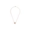 Hermes Cage DH Classic Cage Small Square H Necklace Women Necklace White-Rose-Gold H143991FO49