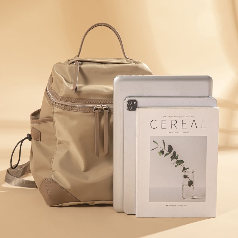 

Backpack Women s 2025 New Arrival Outing Backpack Outdoors Commute Travel Lightweight and Large Capacity Waterproof Schoolbag Khaki [Easiest for match series]]