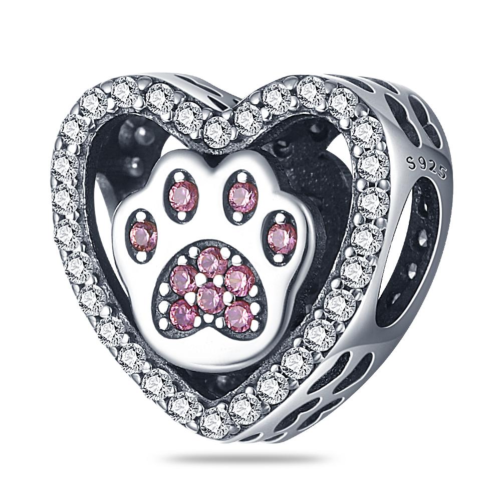 Charms Plata De Ley New Series Evil Eye Flowers Heart Charms Fit 3Mm Original Bracelet Pendant Diy Jewelry For Women