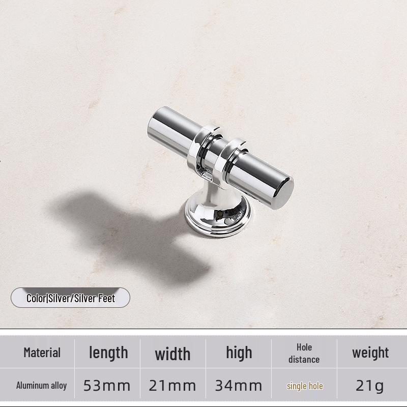 Modern Minimalist European Two-Tone Wardrobe & Drawer Handle